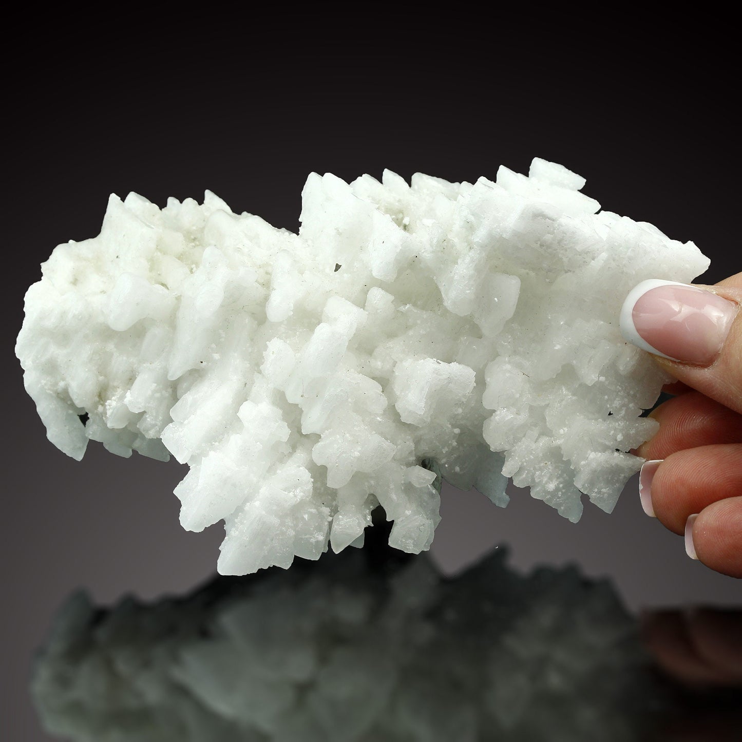 PERFECT! Fantastic! WHITE Halite Stalactite, Poland , Rudna Mine