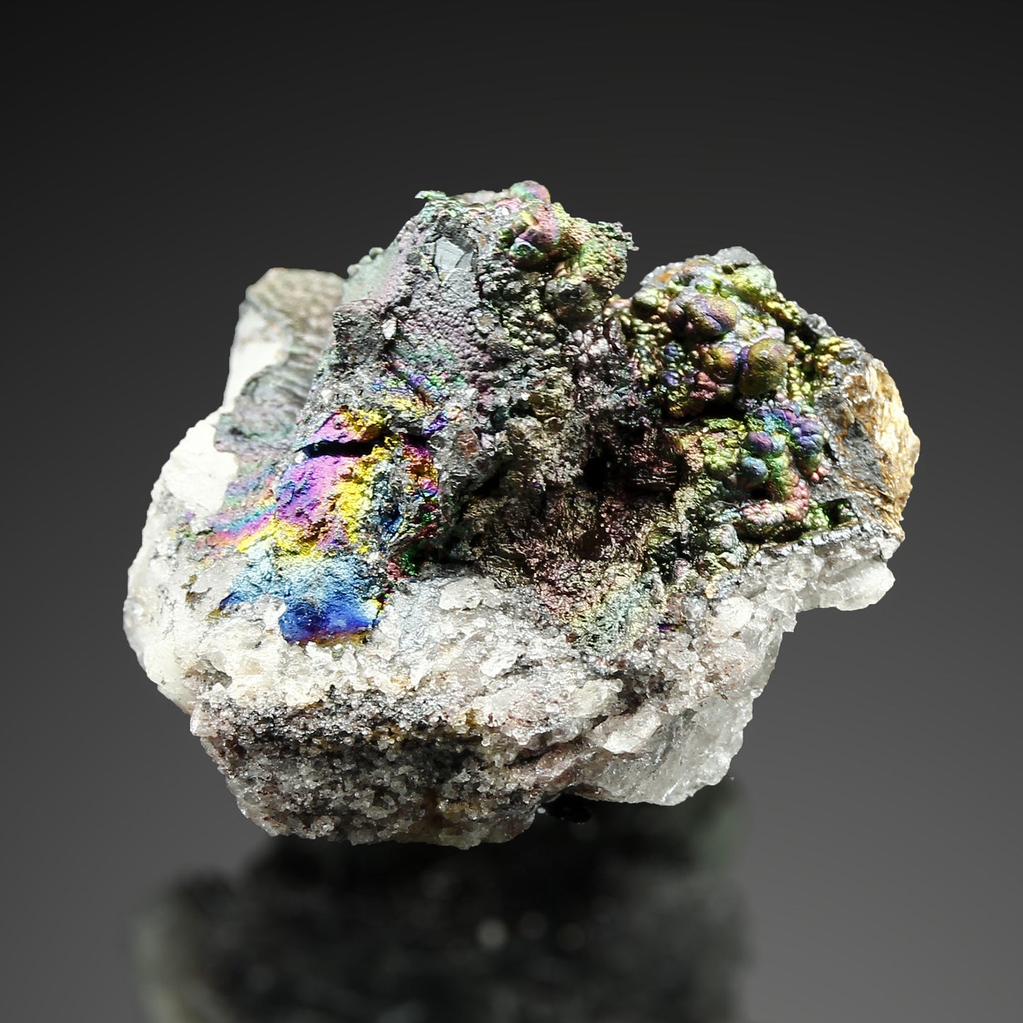 Skittles Pocket! Rainbow! HEMATITE var. TURGITE Graves Mountain Usa A-22