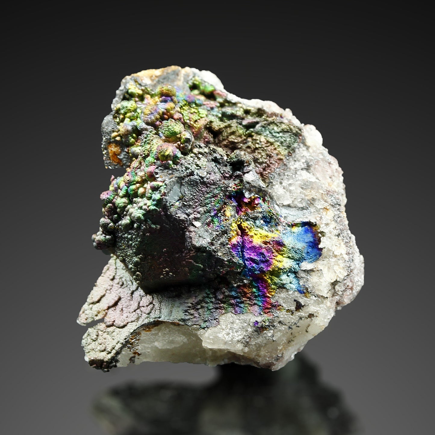 Skittles Pocket! Rainbow! HEMATITE var. TURGITE Graves Mountain Usa A-22