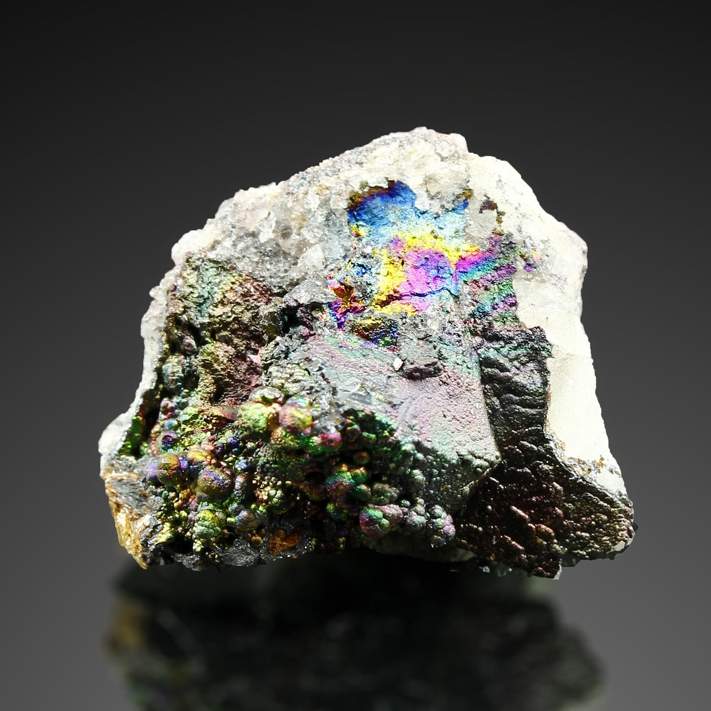 Skittles Pocket! Rainbow! HEMATITE var. TURGITE Graves Mountain Usa A-22